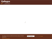 Tablet Screenshot of gallegoscorp.com